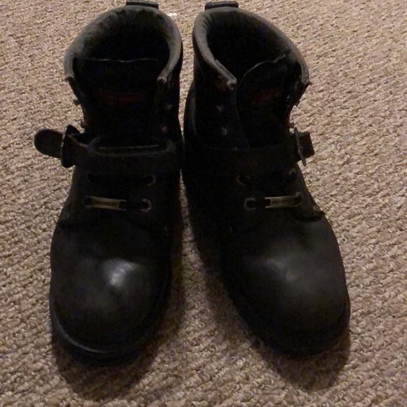 Harley Davidson Leather Boots Size 8.5 - Picture 1 of 11